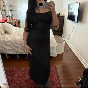 Aerie Shimmering Black dress